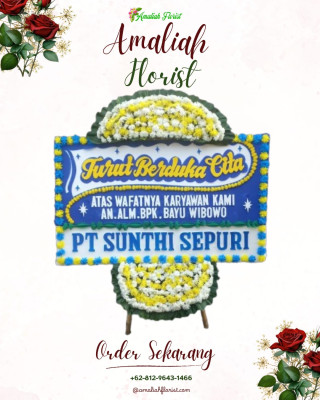 Papan Bunga Duka di Gerbosari