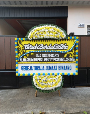 Papan Bunga Duka di Gerbosari