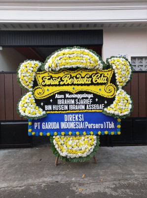 Papan Bunga Duka di Gerbosari