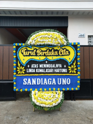 Papan Bunga Duka di Gerbosari